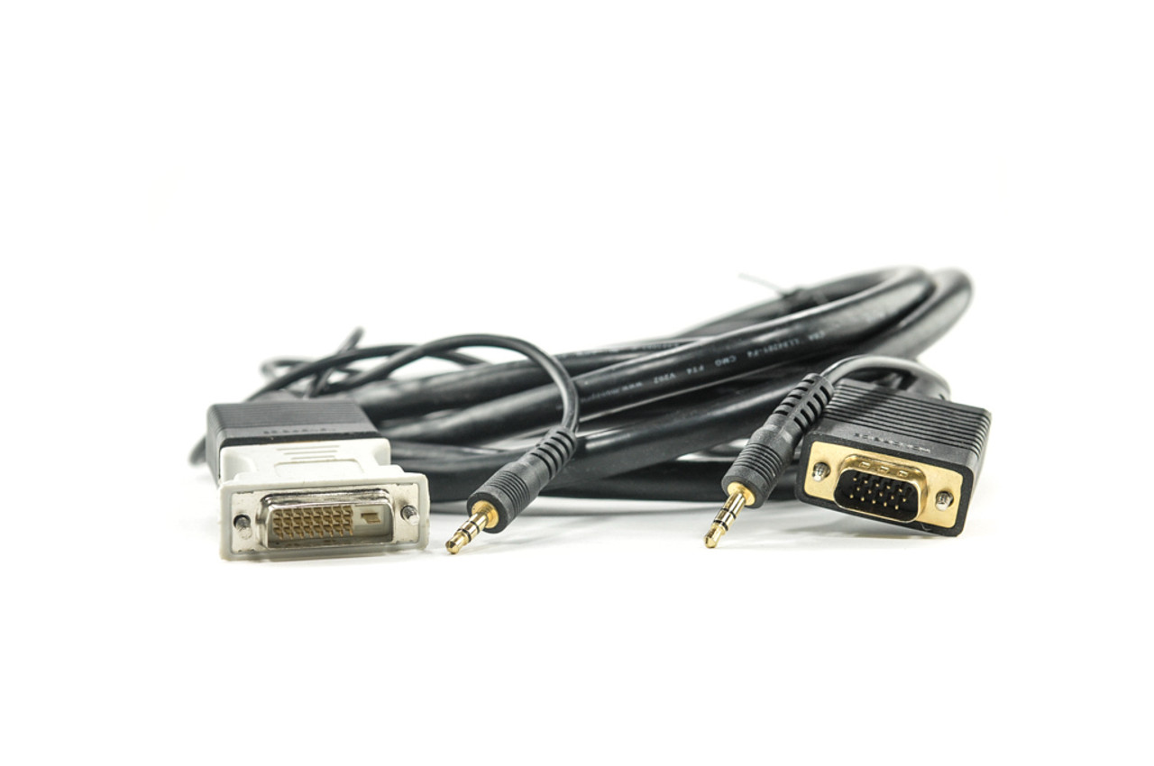 Cab-Dvi-Vga-8M | Cisco | Dvi-Vga Cable 8M With 3.5Mm Mini-Jack Audio - Spare