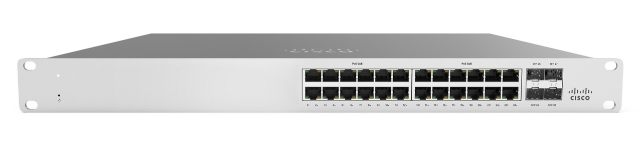 Ms125-24P-Hw | Cisco | Meraki Ms125-24P 10G L2 Cld-Mngd 24X Gige 370W Poe Switch