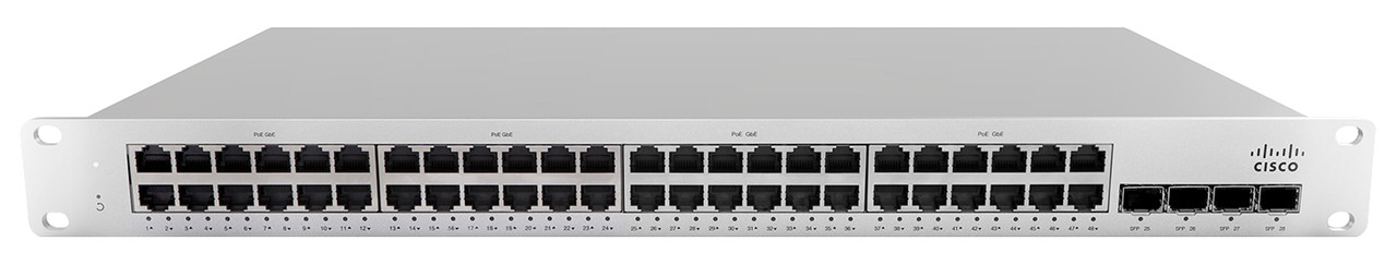 Ms210-48Fp-Hw | Cisco | Meraki Ms210-48Fp 1G L2 Cld-Mngd 48X Gig