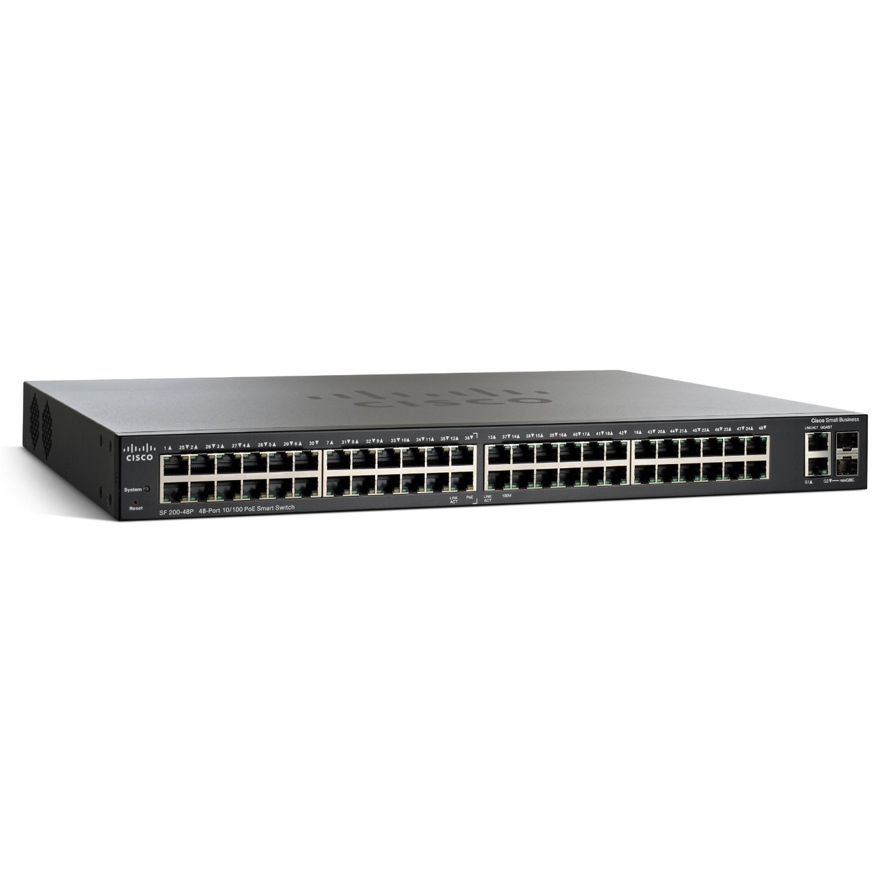 Slm248Pt-Na | Cisco | Sf200-48P 48-Port 10/100 Poe Smart Switc
