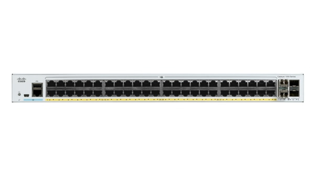 C1000-48T-4G-L= | Cisco | Catalyst 1000 48Port Ge, 4X1G Sfp