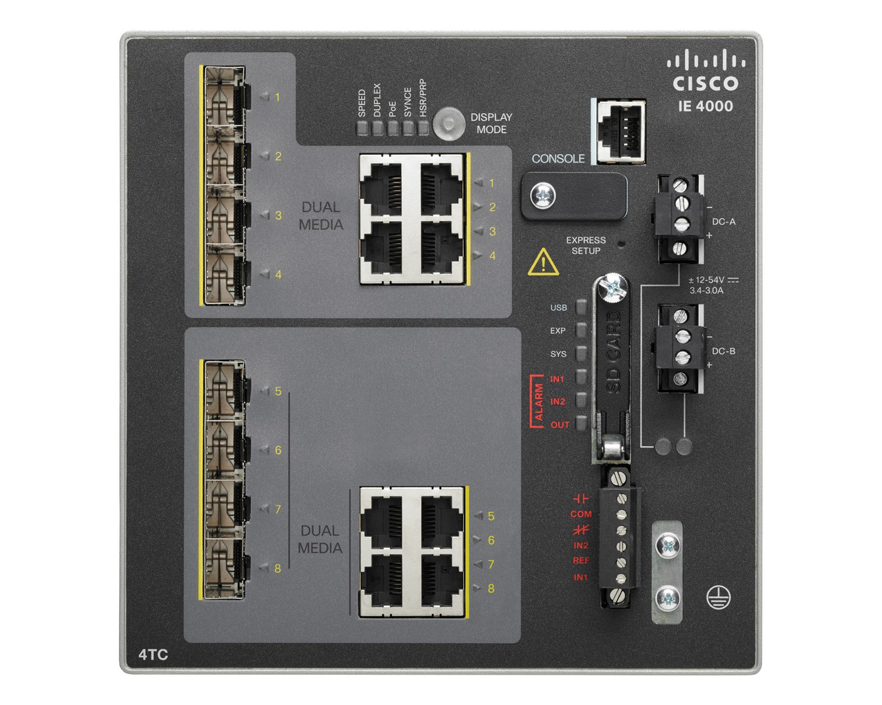 Ie-4000-4Tc4G-E= | Cisco | Ie 4000 4 X Combo 10/100M, 4 X 1G Combo