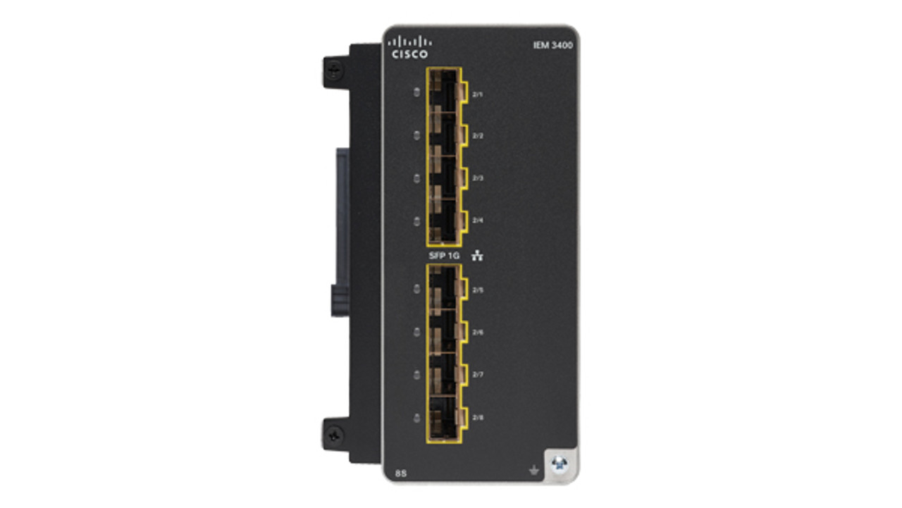 Iem-3400-8S= | Cisco | Catalyst Ie3400 With 8 Ge Sfp Ports, Expansion Module