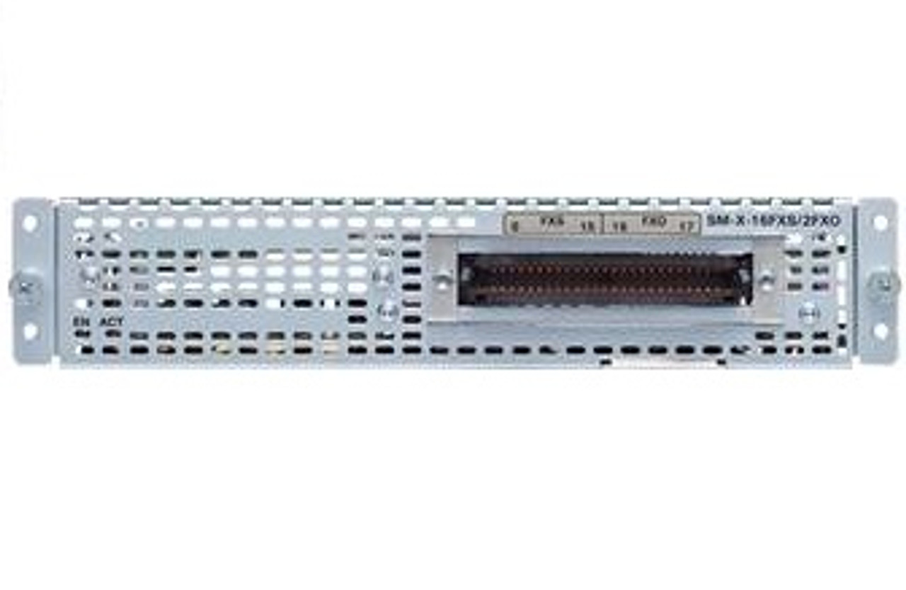 Sm-X-16Fxs/2Fxo= | Cisco | High Density Analog Voice Module For Isr4K - 16Fxs And 2Fxo
