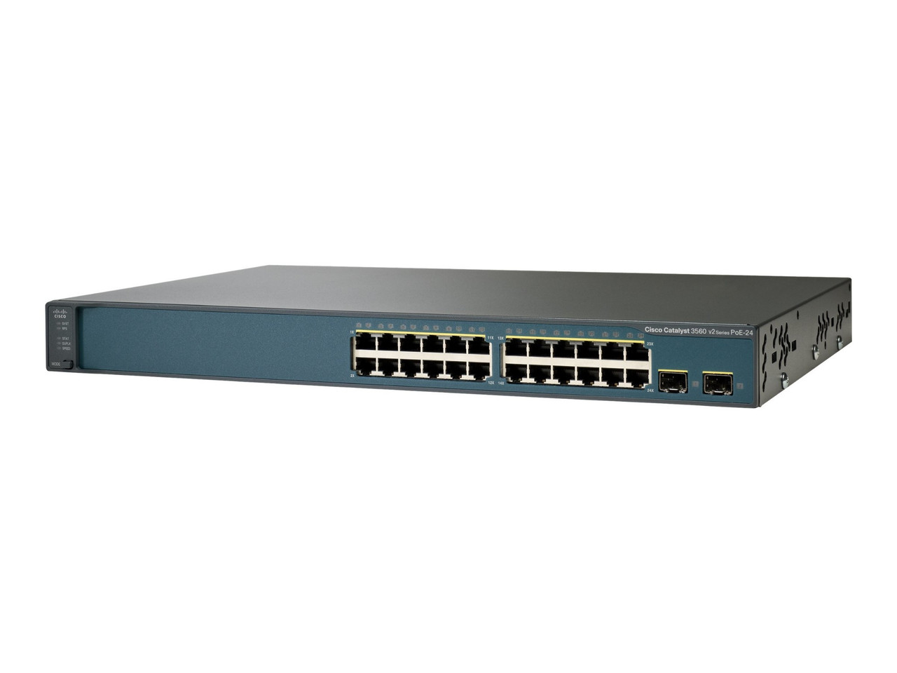 Ws-C3560V224Pss= | Cisco | Cat3560V2 24 10/100 Poe +2 Sfp + Ipb Std