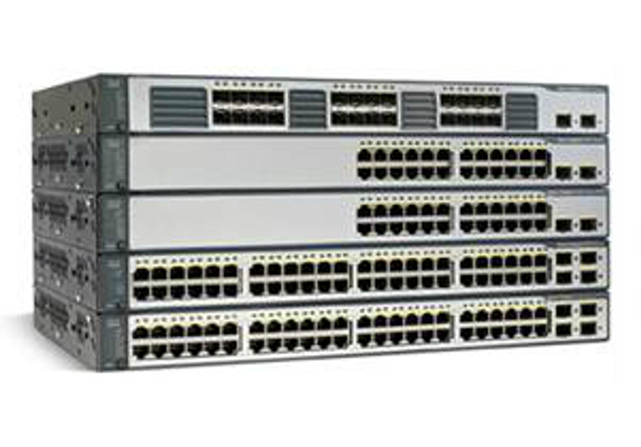 Ws-C3750V248Tss= | Cisco | Cat3750V2 48 10/100 + 4 Sfp Standard Ima