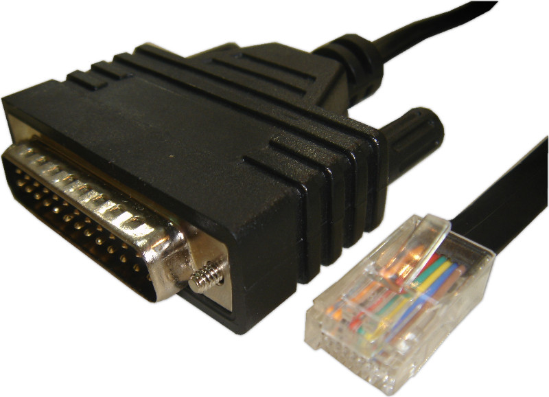 Cab-Conaux= | Cisco | Straight Serial Cable - Rj45 To Db25 Mal