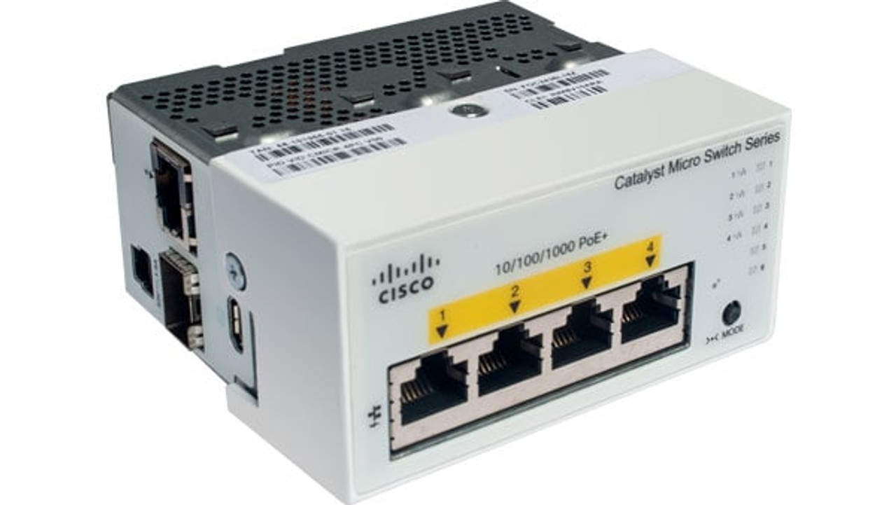 Cmicr-4Pc= | Cisco | Catalyst Micro Switch , 1 X Copper + 1 Sfp