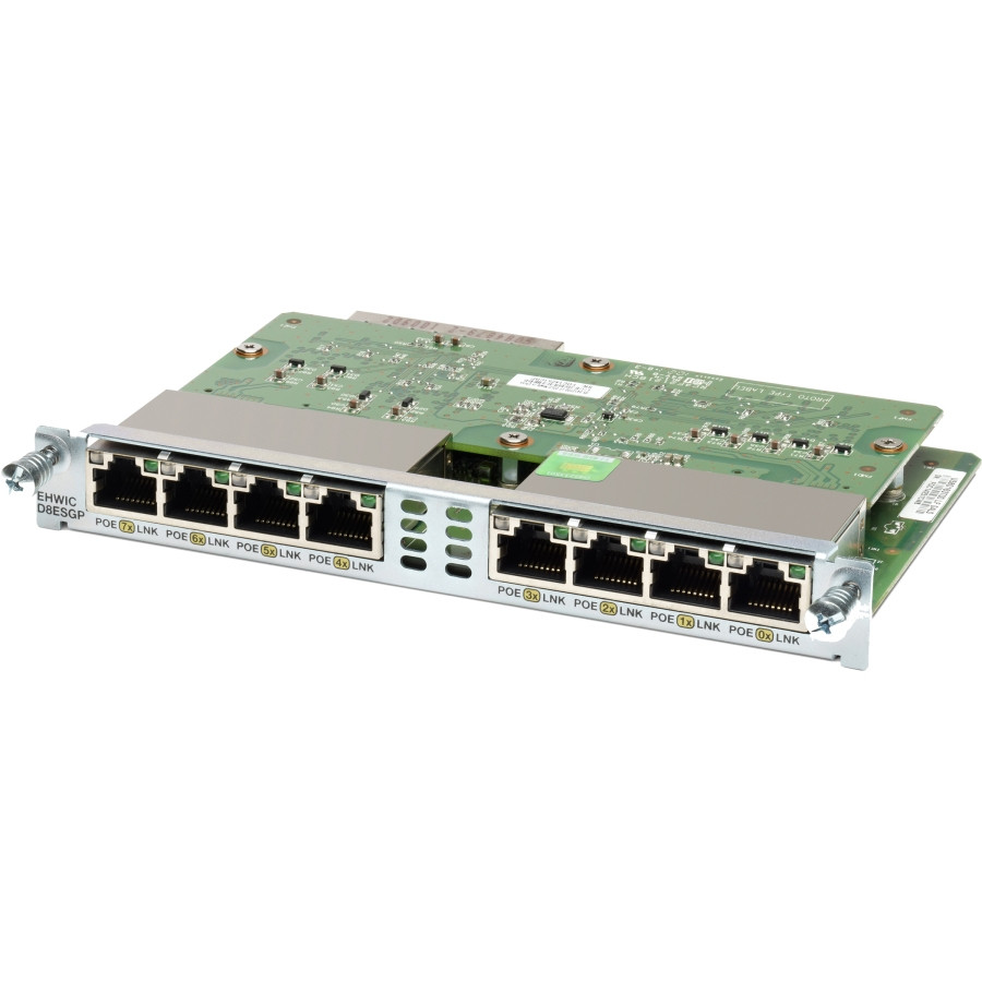 Ehwic-D-8Esg-P= | Cisco | Eight Port 10/100/1000 Ethernet Switch I
