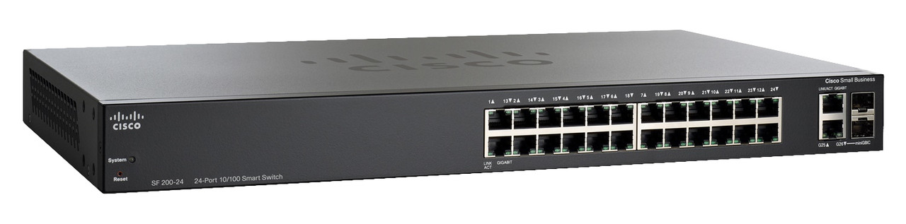 Sf200-24Fp-Na= | Cisco | 24-Port 10/100 Smart Switch, Poe, 180W