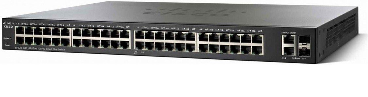 Sf220-48P-K9-Na= | Cisco | 48Port 10/100 Poe Smart Plus Sw