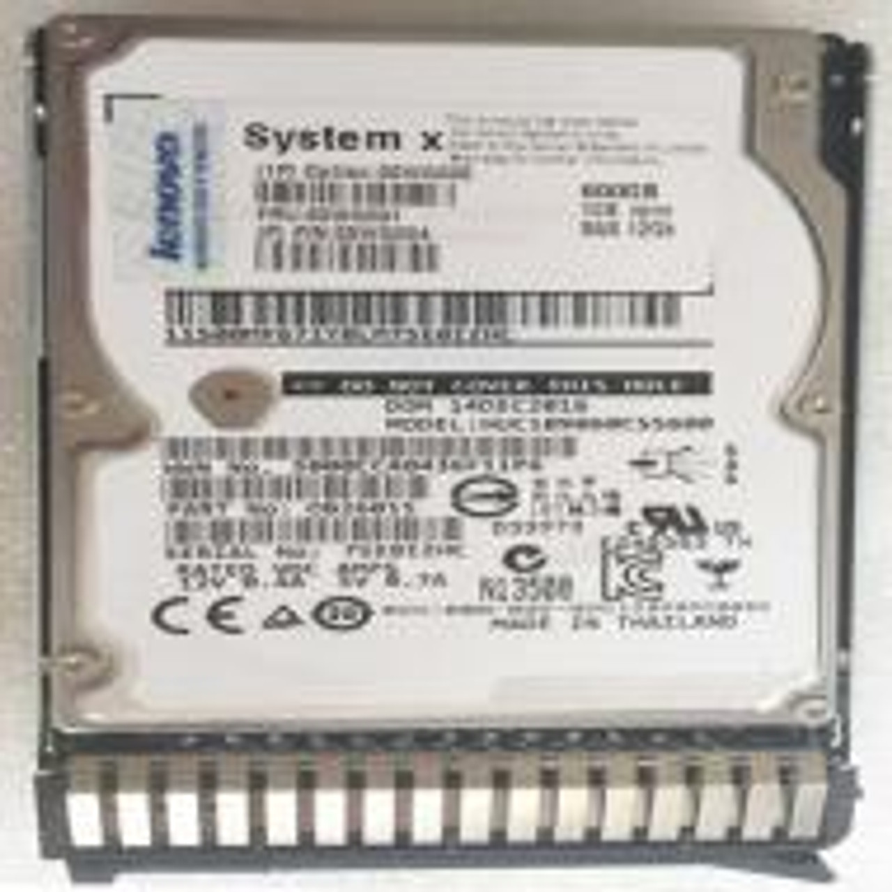 00WG694 | IBM | 600gb 10000rpm Sas 12gbps G3hs 2.5inch Hot Swap Hard Drive With Tray For System X Server