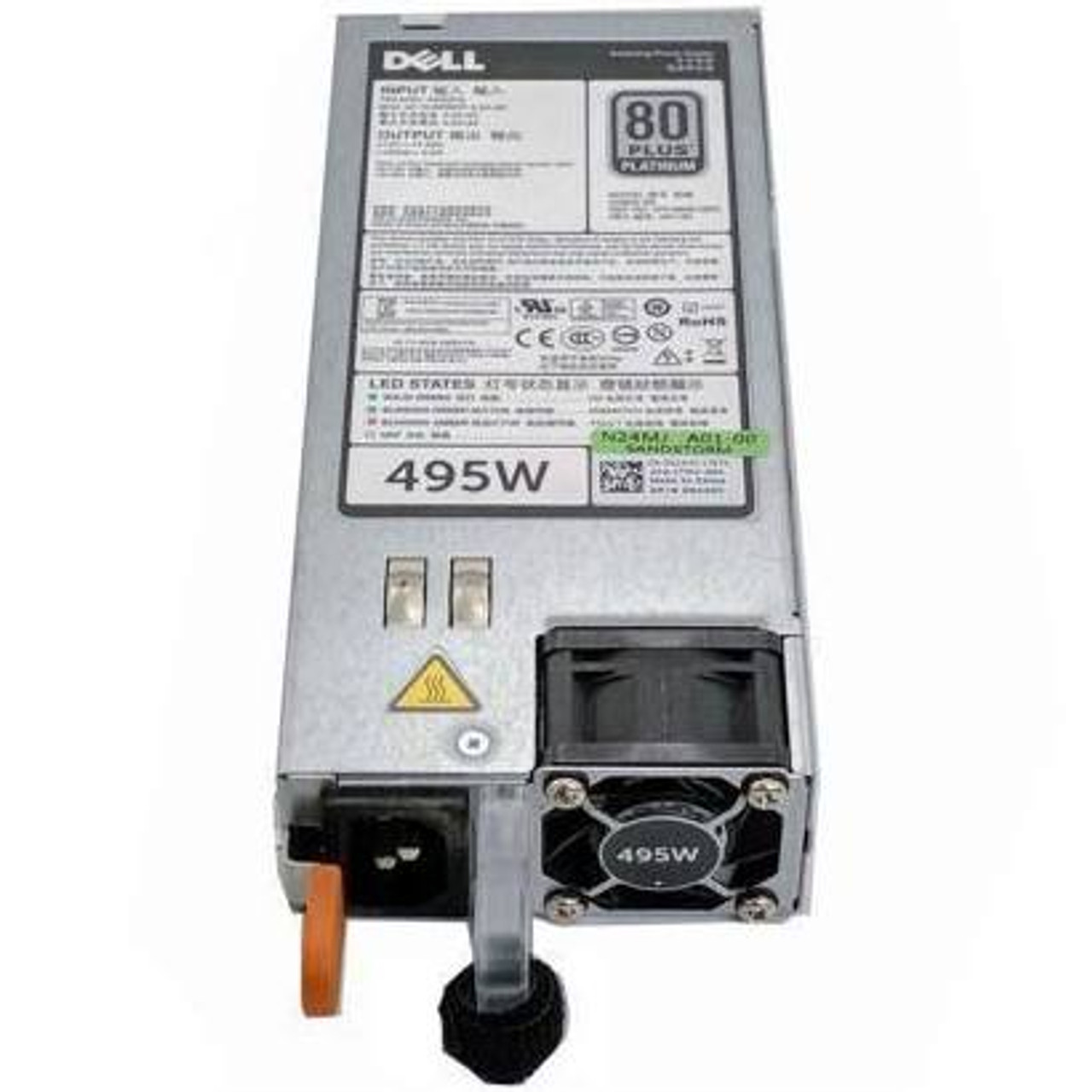 2FR04 | Dell | 495 Watt Redundant Power Supply For Poweredge R730 R730xd R630