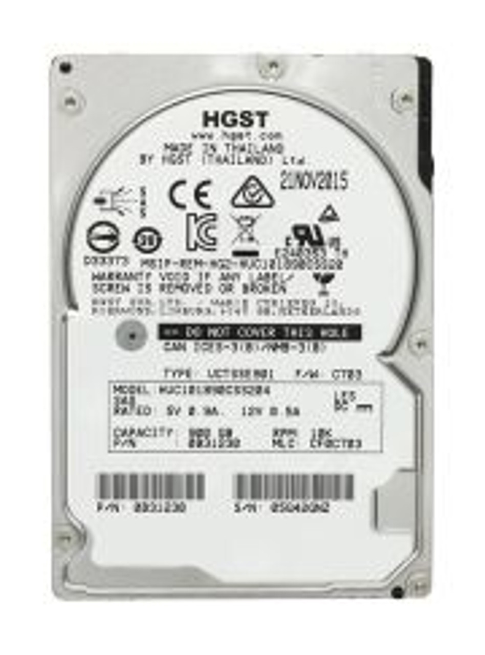 HUC101890CSS204 | Hitachi | Ultrastar C10K1800 900GB 10000RPM SAS 12Gbps 128MB Cache 2.5-inch Hard Drive