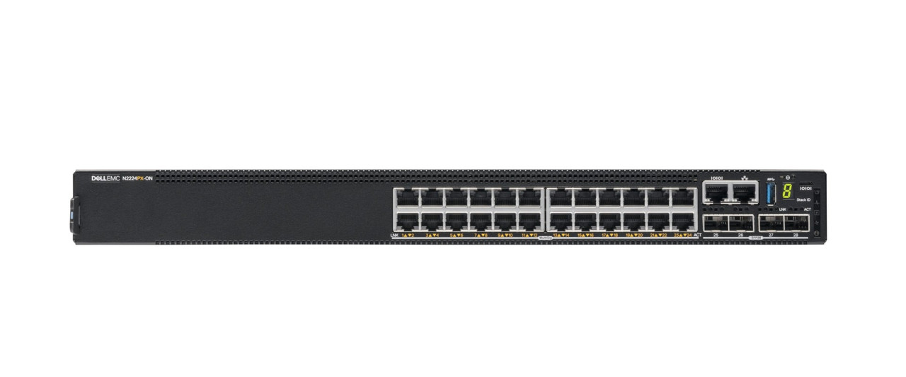 210-ASPJ | Dell | EMC PowerSwitch N2224X-ON 24 Ports Yes Ethernet Switch