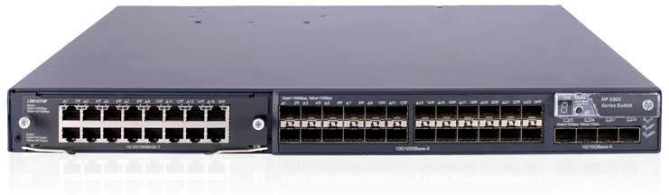 JC105B#ACC | HP | FlexFabric 5800-48G 1-slot Switch
