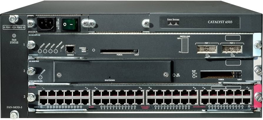 ACE20-SYS-AC-08-K9 | Cisco | Catalyst 6503-E Switch Chassis 3 Slot 3 x Expansion Slot