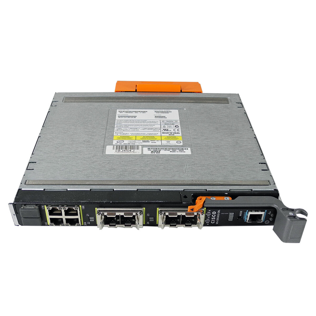 WS-CBS3032-DEL | Cisco | Catalyst 3032 Ethernet Switch 4 Slot 4 x 10/100/1000Base-T No 4 x SFP (mini-GBIC) Slot