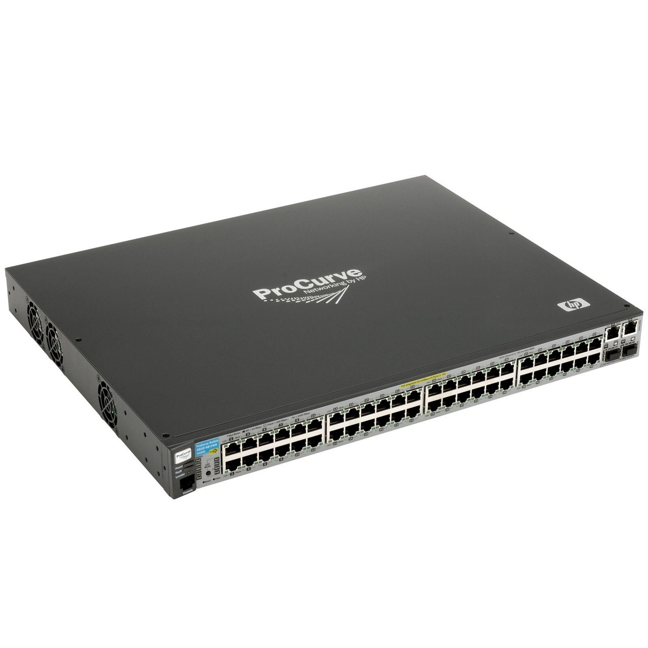 J9089AS#ABA | HP | E2610-48-POE Ethernet Switch 50 Port 2 Slot 48, 2 x 10/100Base-TX , 10/100/1000Base-T Yes 2 x SFP (mini-GBIC) Slot