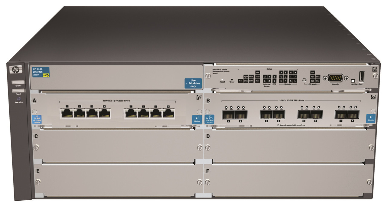 J9866A#ACD | HP | 5406 Network Switch Chassis
