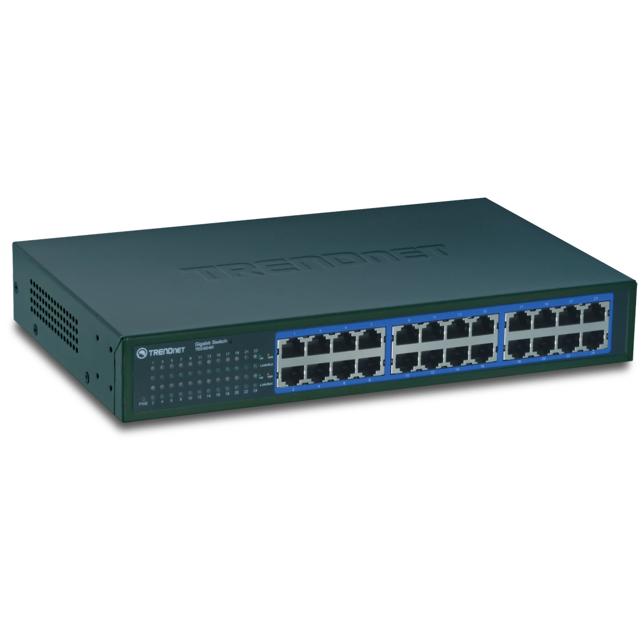 TEG-S80ES | TRENDnet | 8-Port Gigabit EdgeSmart Switch 8 x Gigabit Ethernet Network Manageable Twisted Pair 2 Layer