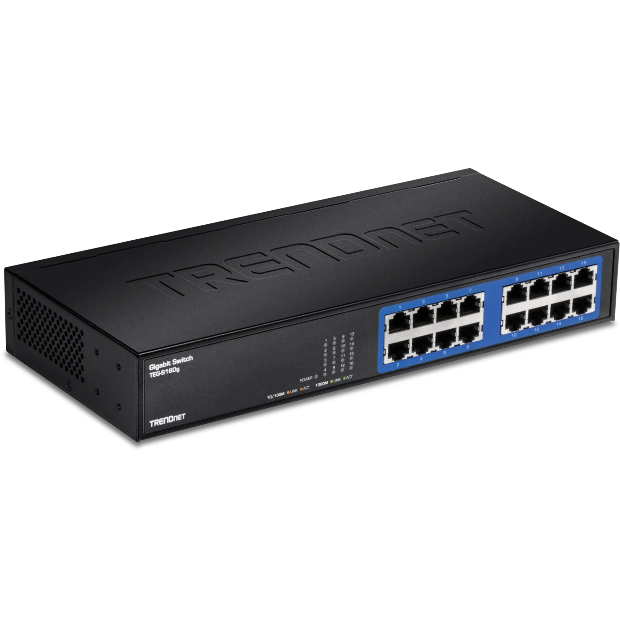 TPE-T88G | TRENDnet | GREENnet 16-Port Ethernet Switch