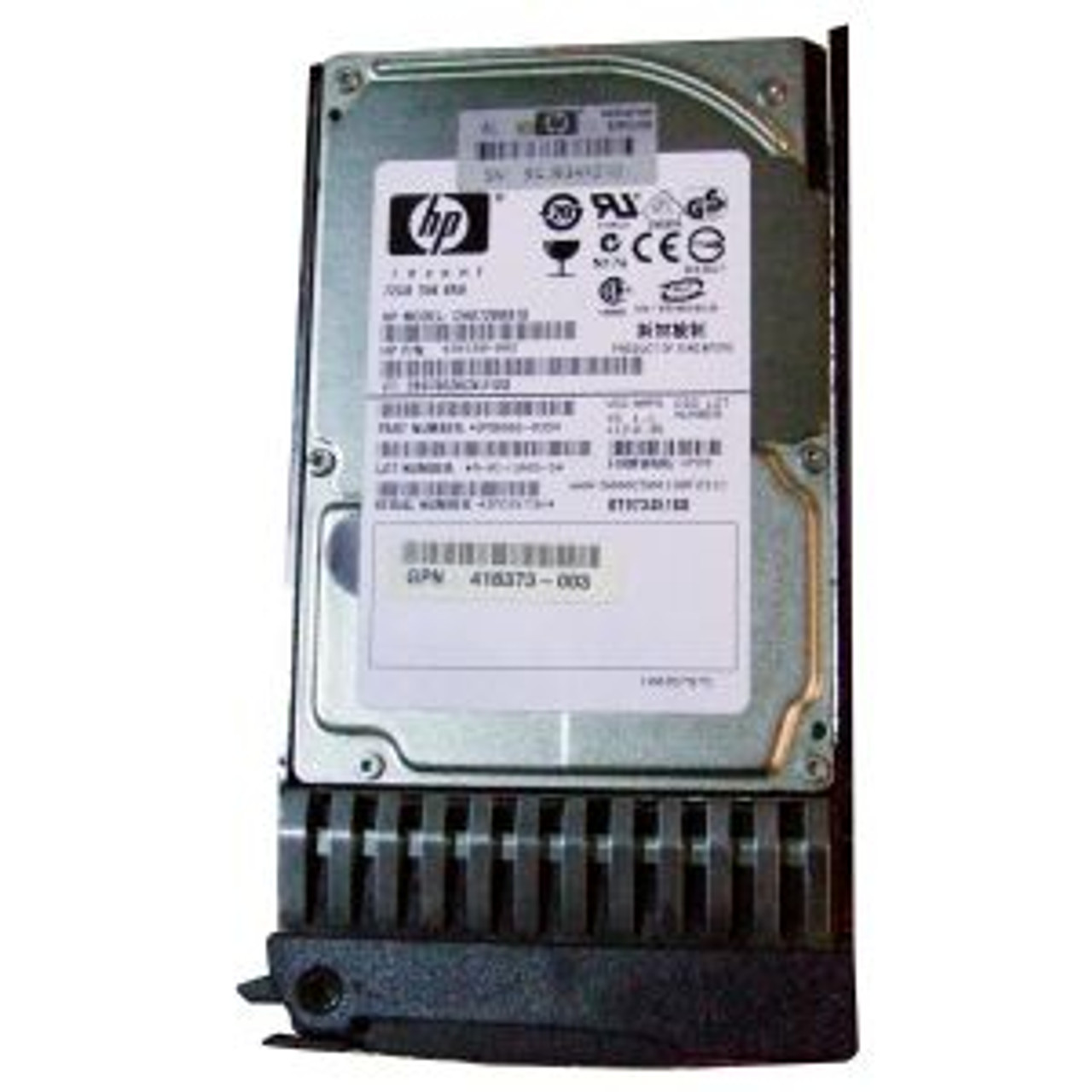 418373-003 | HP | 72.8GB 15000RPM SAS 3Gb/s Hot-Swap 2.5-inch Hard Disk Drive