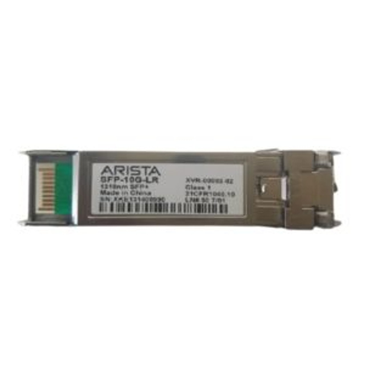 XVR-00003-02 | Arista | 10Gbps 10GBase-LR Single-mode Fiber 10km 1310nm Duplex LC Connector SFP+ Transceiver Module