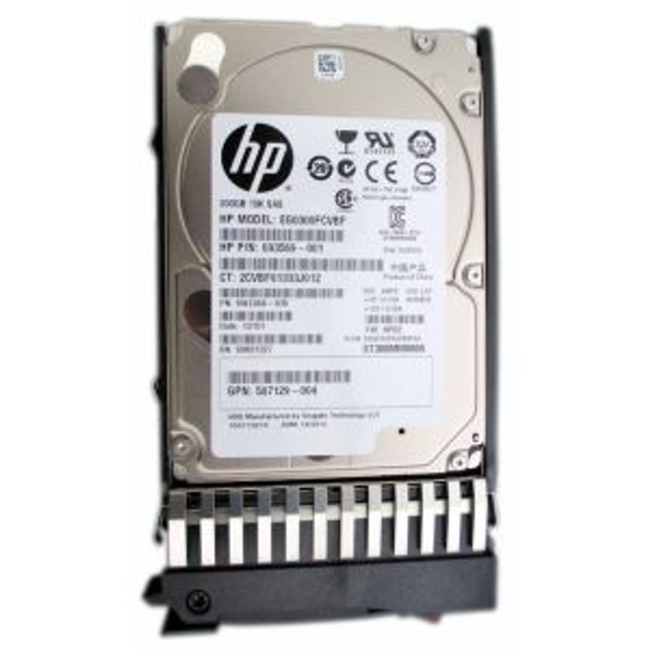 693569-001 | HP | - E 300GB SAS 6Gb/s Hot Swap 10000RPM 64MB Cache (512n) 2.5-inch Internal Hard Drive with Tray for MSA