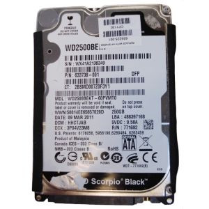 633738-001 | HP | 250GB 7200RPM SATA 3Gb/s 2.5-inch Hard Disk Drive