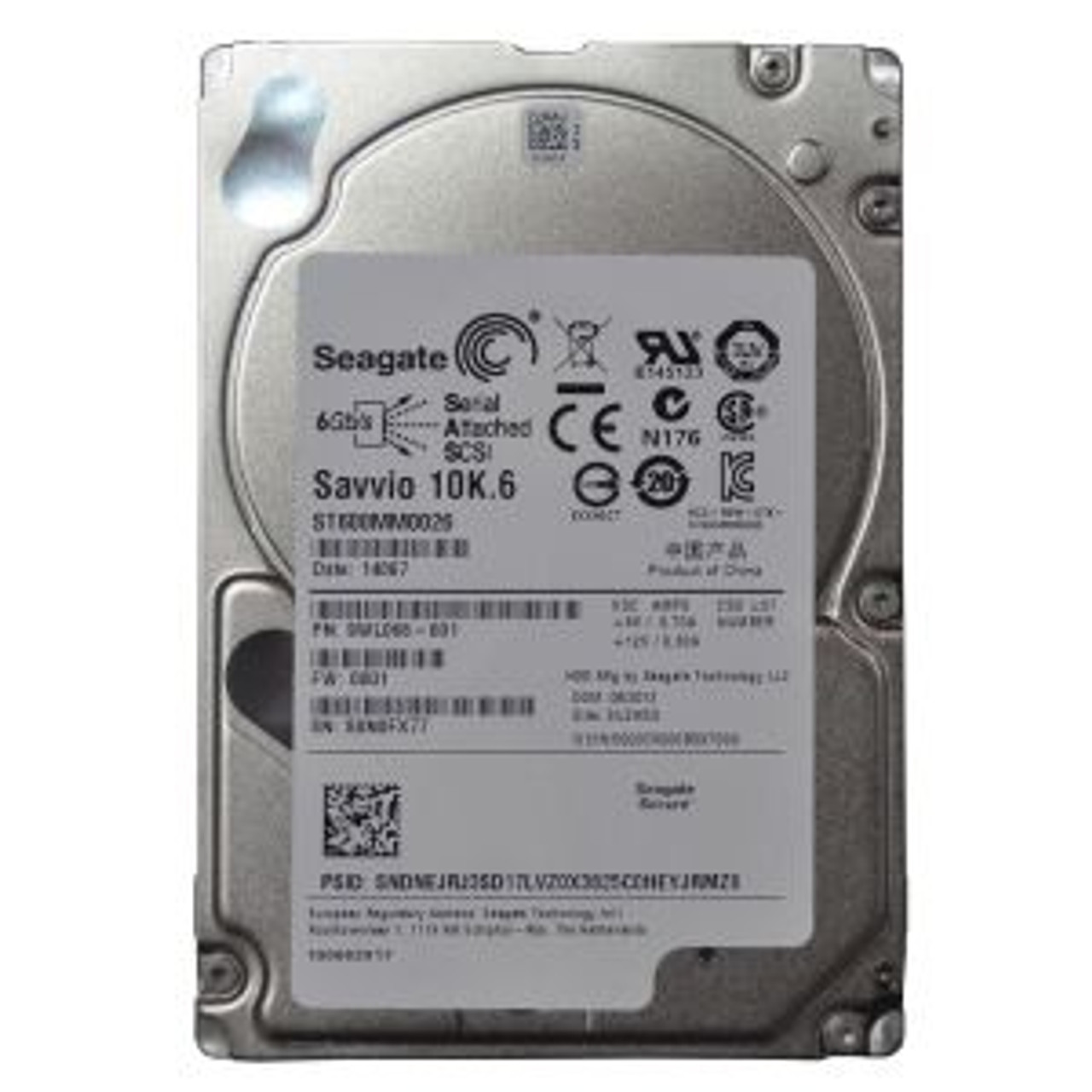 9WL066-001 | Seagate | Savvio 10K.6 600GB 10000RPM 64MB Cache SAS 6Gb/s 2.5-inch Hard Disk Drive