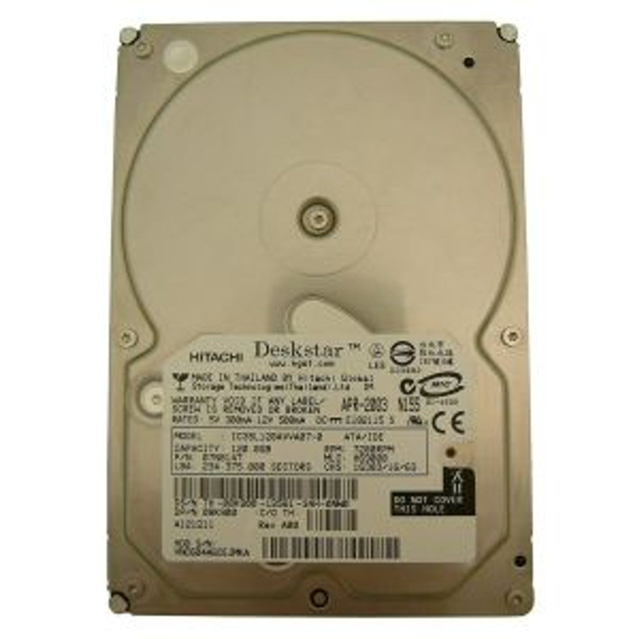 08K900 | Dell | 120GB 7200RPM ATA/IDE 3.5-inch Hard Disk Drive