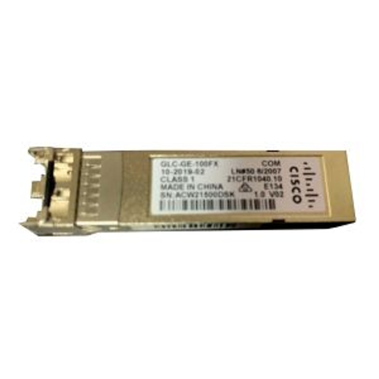 10-2019-02 | Cisco | 100BASE-FX SFP 1310-nm Transceiver Module