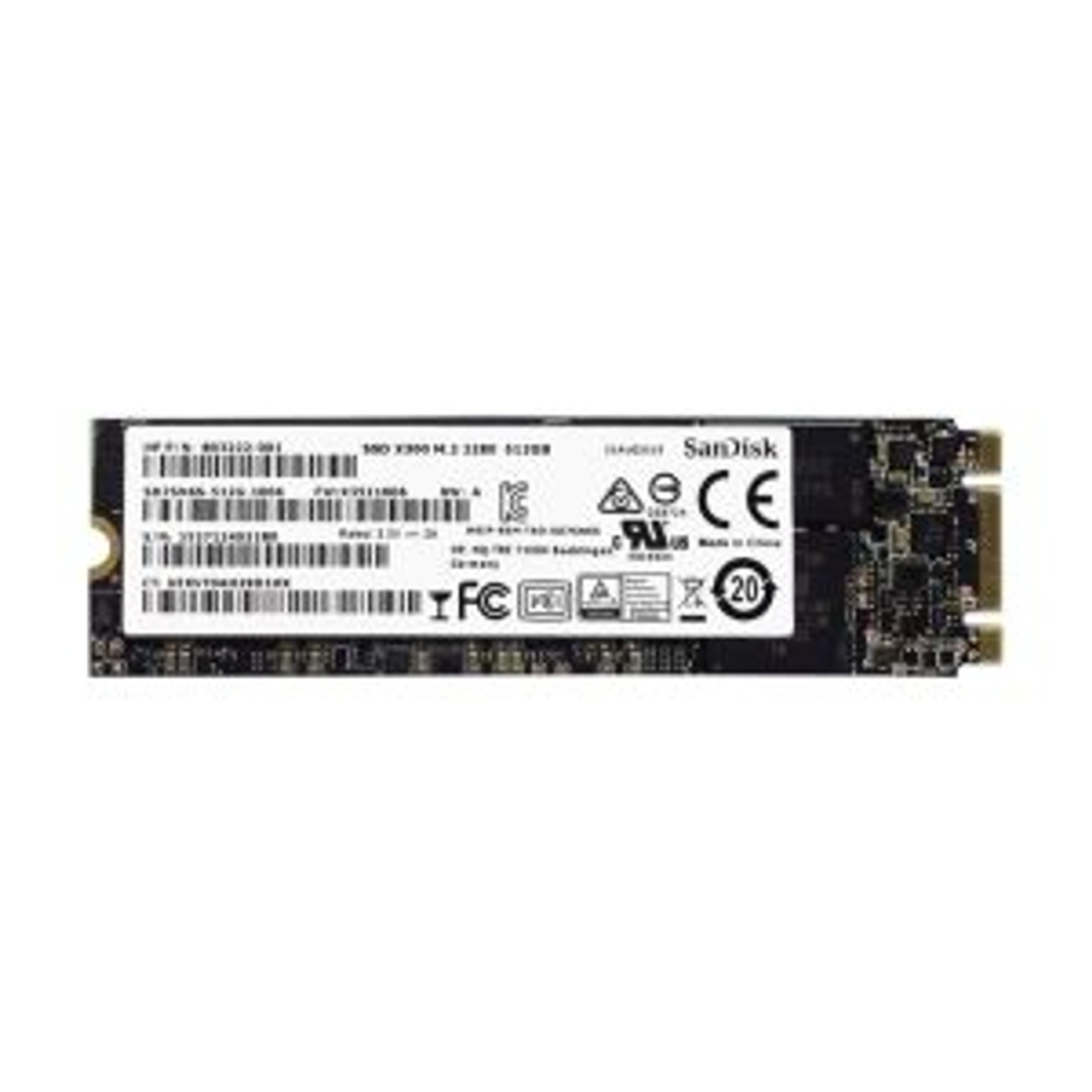 803222-001 | HP | 512GB TLC SATA 6Gbps M.2 2280 Internal Solid State Drive (SSD)