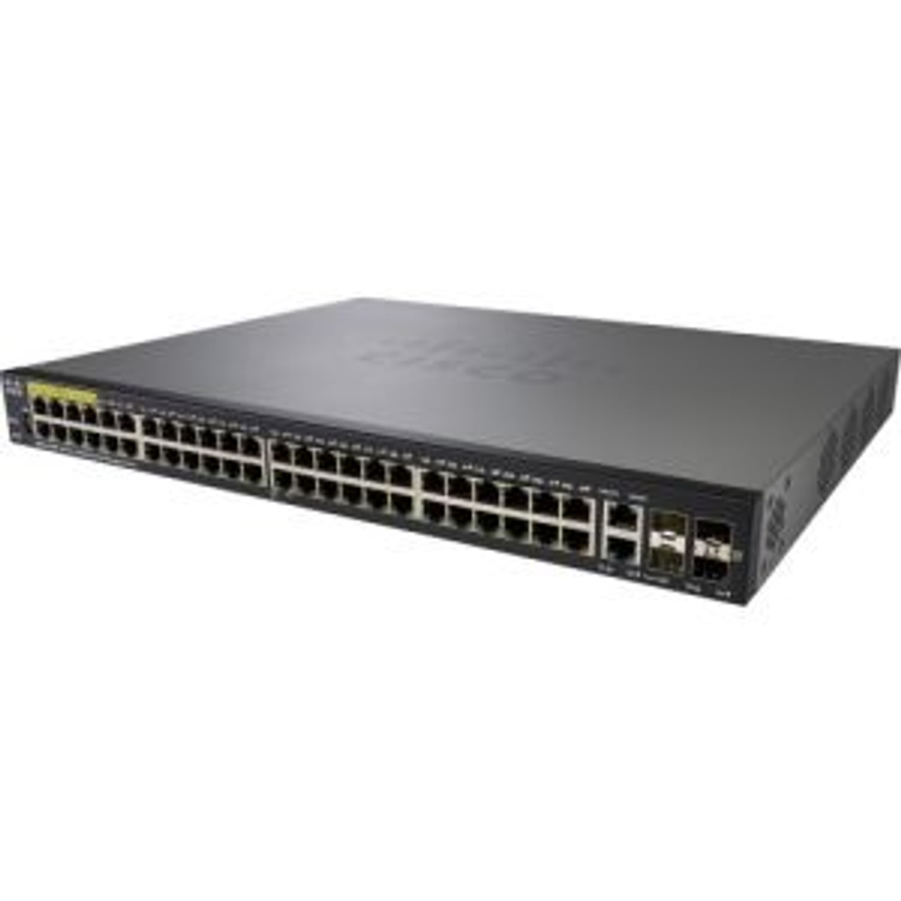SF350-48MP-K9-AU | Cisco | SF350-48MP 48-Port 10 100 PoE Managed Switch 48 Network, 4 Expansion Slot, 4 Network Manageable Optical Fiber, Twisted Pair Modular 3 Layer Supported Desktop