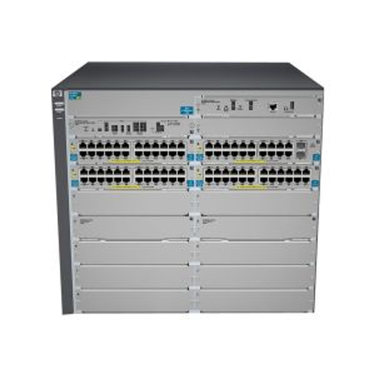 J9639A | HP | E8212-92G-PoE Switch Chassis Manageable 10 x Expansion Slots PoE Ports