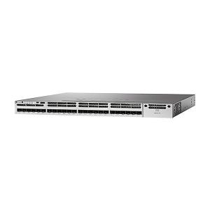 WS-C3850-24XS-S | Cisco | catalyst 3850-24xs-s - switch - 24 ports - 10g sfp+ managed - desktop, rack-mountable 715wac ip base