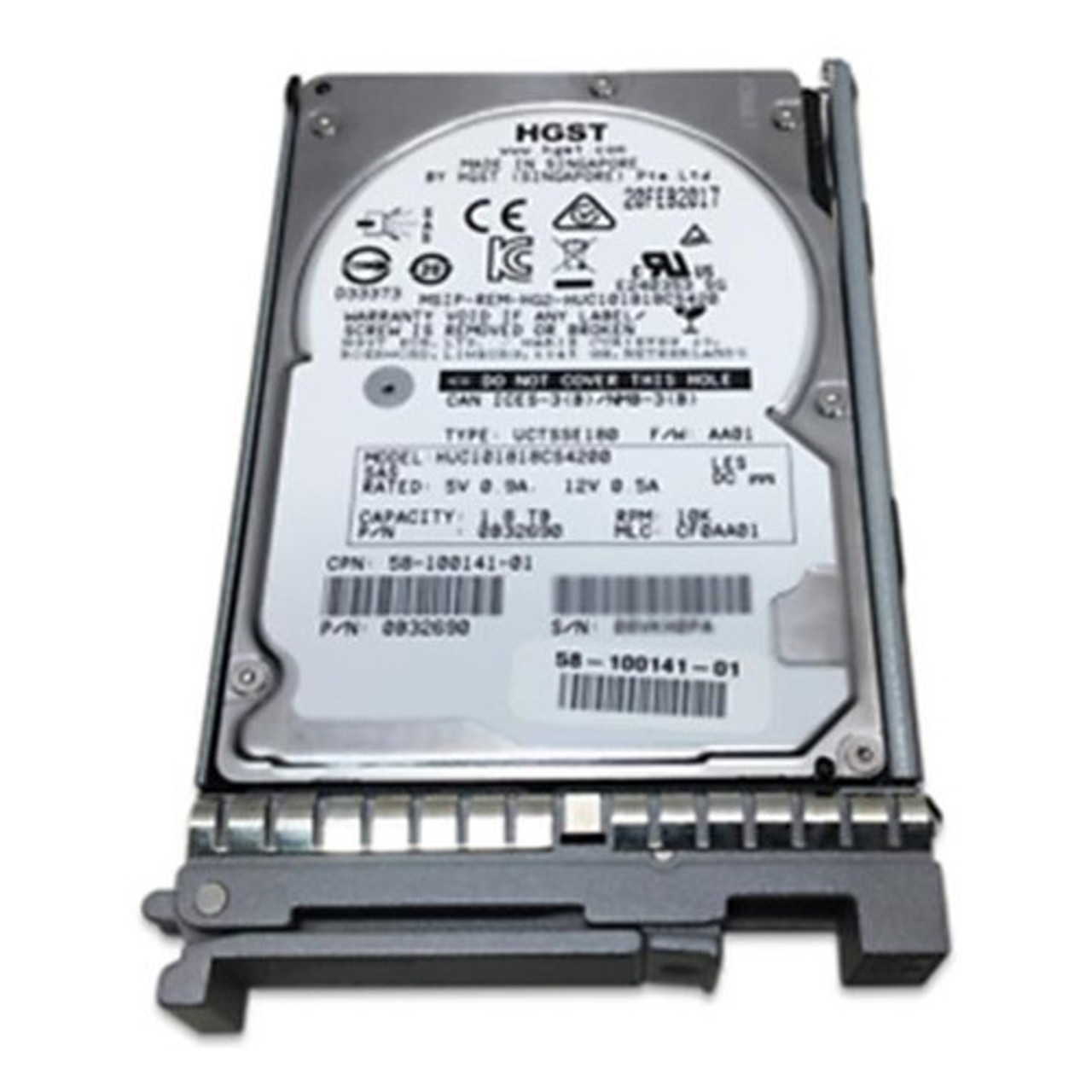 0B32801 | Hitachi | Hgst 1.8Tb 10000Rpm Sas 12Gbps 2.5-Inch Internal Hard Drive