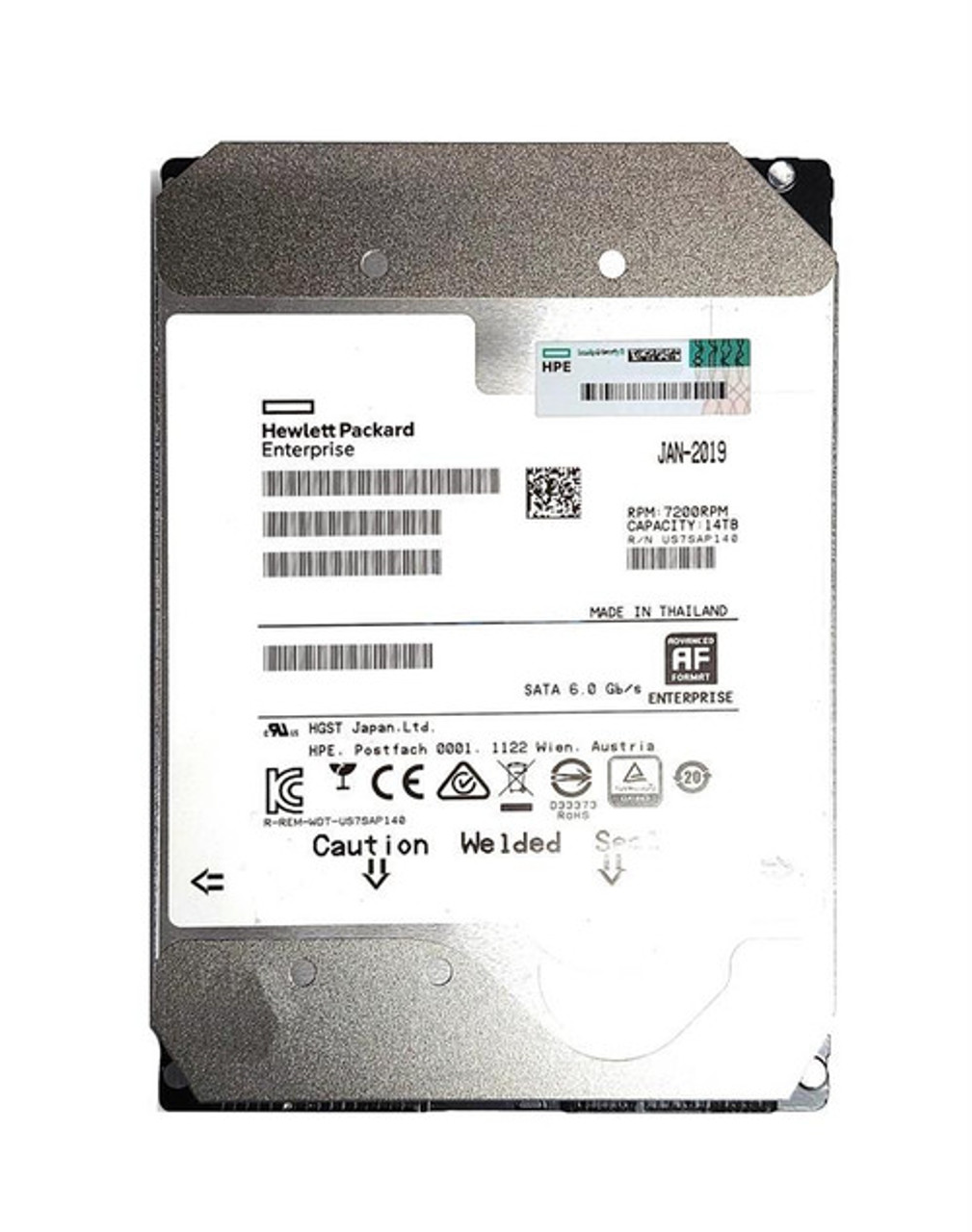 P09165-K21 | HP | E 14Tb 7200Rpm Sata 6Gbps (512E) 3.5-Inch Internal Hard Drive