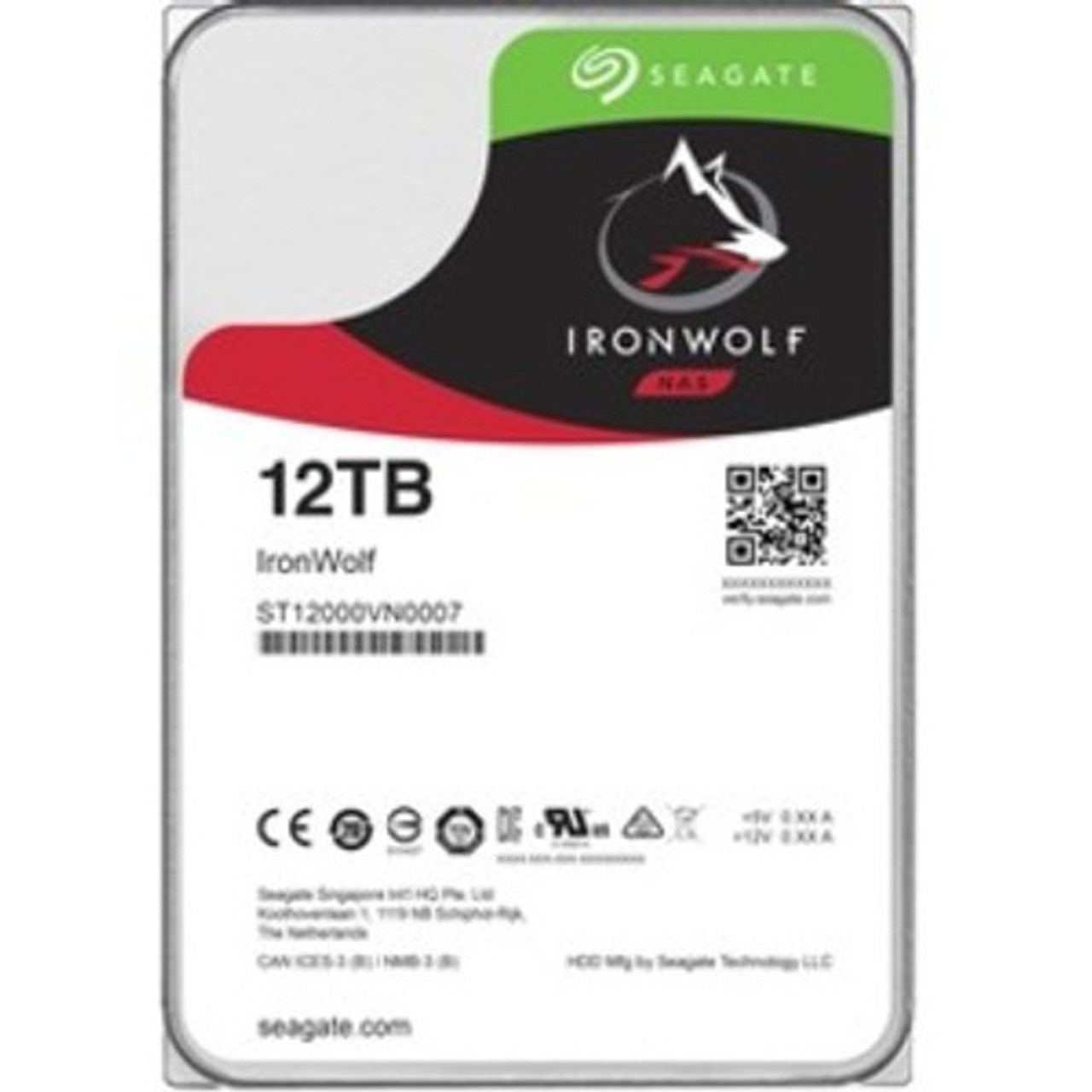 ST12000VN0007-2PK | Seagate | Ironwolf 12Tb 7200Rpm Sata 6Gbps 256Mb Cache 3.5-Inch Internal Hard Drive (2-Pack)