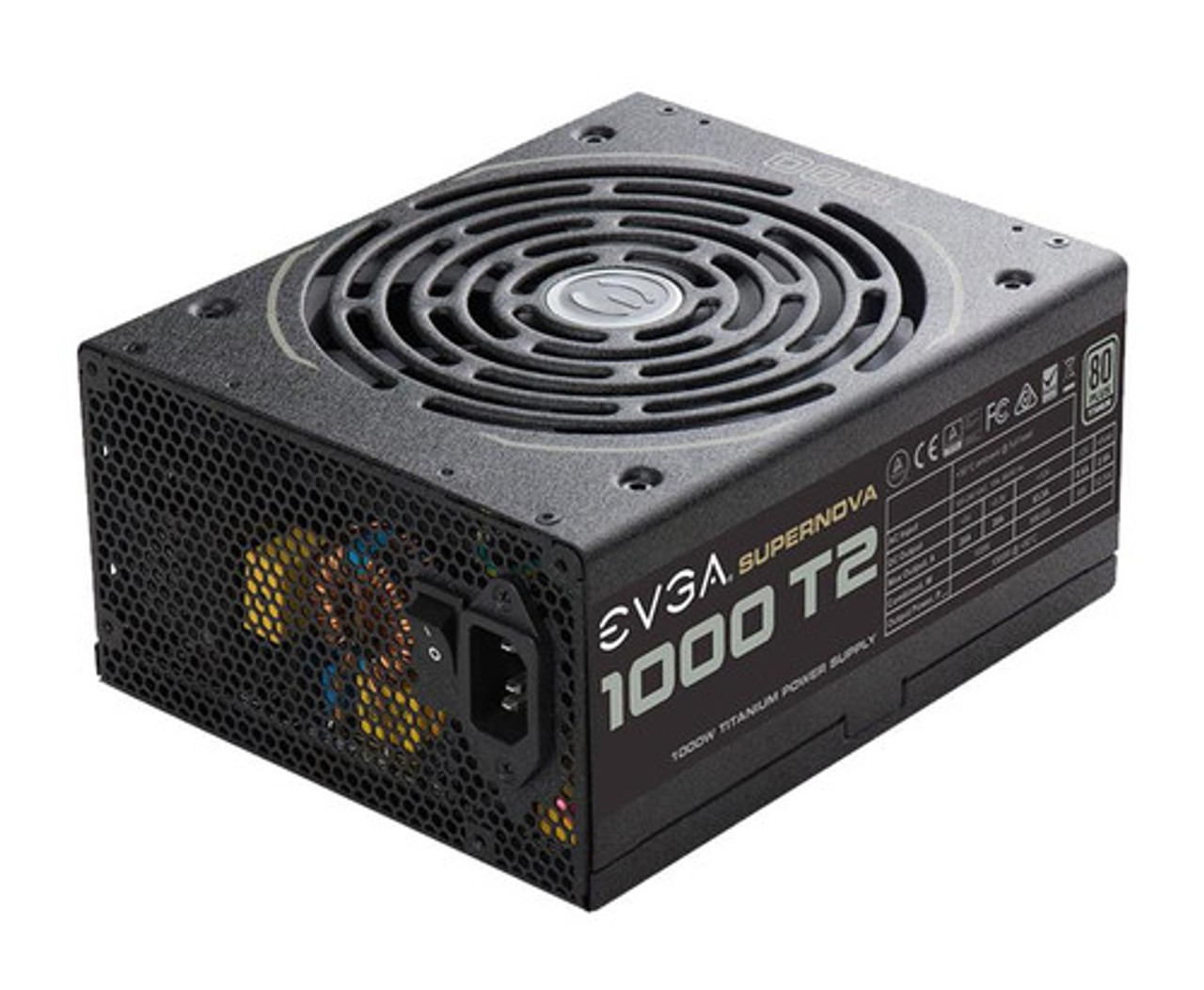 220-T2-1000-X1 | EVGA | SuperNOVA 1000 T2 1000-Watts 12V 83.3A 80 Plus Titanium Power Supply
