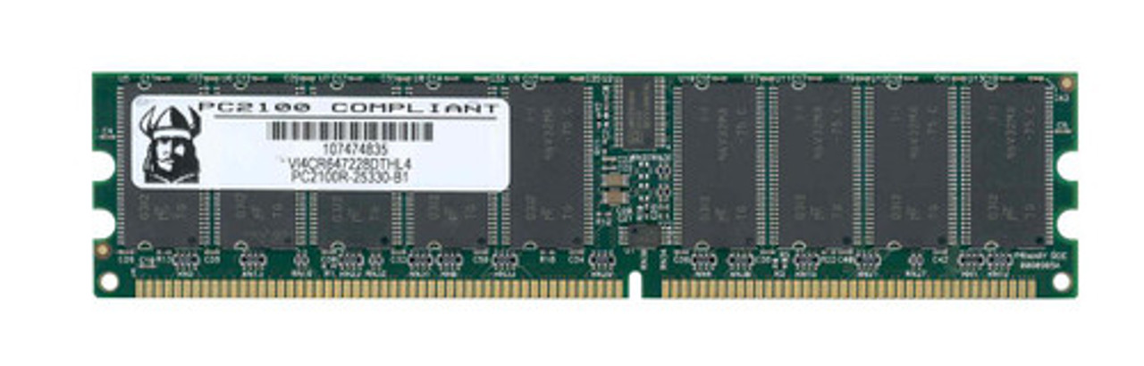 VI4CR647228DTHL4 | Viking | 512MB PC2100 DDR-266MHz Registered ECC CL2.5 184-Pin DIMM 2.5V Memory Module