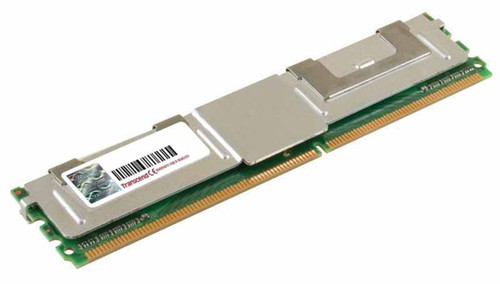 TS1GT2500 | Transcend | 1GB Kit (2 X 512MB) PC2-4200 DDR2-533MHz ECC Fully Buffered CL4 240-Pin DIMM Single Rank Memory