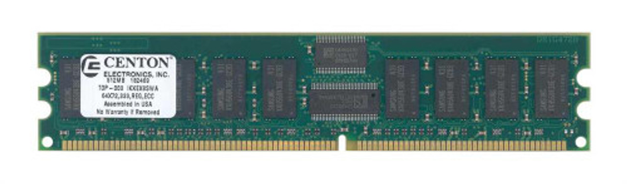 TOP-003 | Centon Electronics | Centon 512MB PC2700 DDR-333MHz Registered ECC CL2.5 184-Pin DIMM 2.5V Dual Rank Memory Module