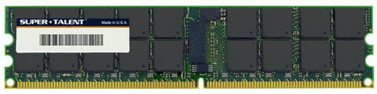 T533RB512 | Super Talent | 512MB PC2-4200 DDR2-533MHz ECC Registered CL4 240-Pin DIMM Single Rank Memory Module