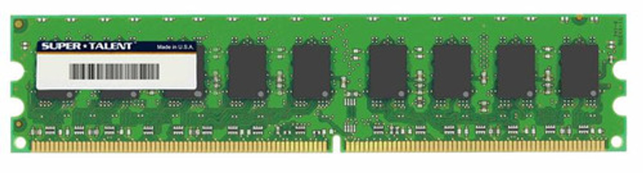 T400EA256A | Super Talent | 256MB PC2-3200 DDR2-400MHz ECC Unbuffered CL3 240-Pin DIMM Memory Module