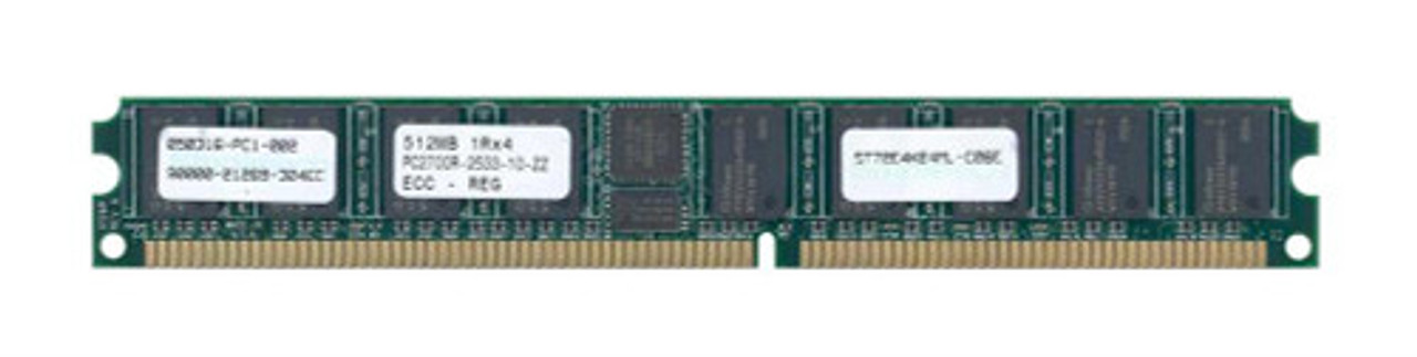ST72E4K64ML-C06E | SimpleTech | 512MB PC2700 DDR-333MHz Registered ECC CL2.5 184-Pin DIMM 2.5V Memory Module