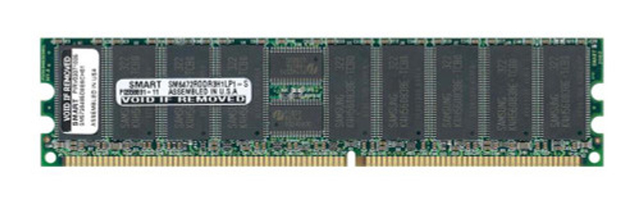 SM6472RDDR3H1LP1-S | Smart Modular | 512MB PC2100 DDR-266MHz Registered ECC CL2.5 184-Pin DIMM 2.5V Memory Module