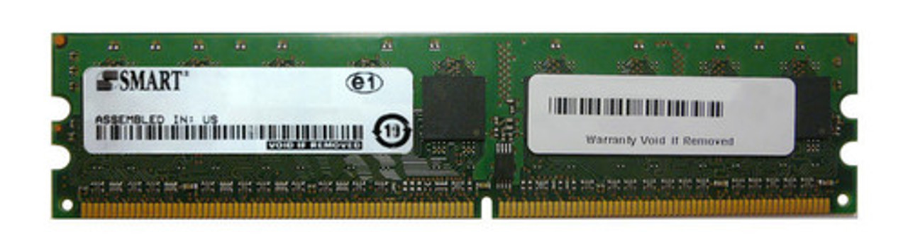 SG572648FG8P0IL | Smart Modular | 512MB PC2-5300 DDR2-667MHz ECC Unbuffered CL5 240-Pin DIMM Single Rank Memory Module
