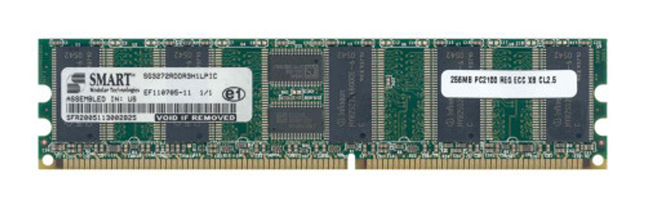SG3272RDDR3H1LPIC | Smart Modular | 256MB PC2100 DDR-266MHz Registered ECC CL2.5 184-Pin DIMM 2.5V Memory Module